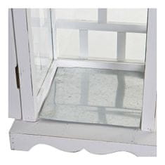 DKD Home Decor Svetilka DKD Home Decor White Crystal Pinewood (22,5 x 22,5 x 47 cm)