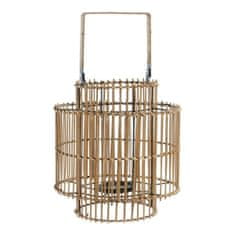 DKD Home Decor Svečnik DKD Home Decor Metal Bamboo (30 x 30 x 32 cm)