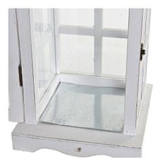 DKD Home Decor Svetilka DKD Home Decor White Crystal Pinewood (21 x 21 x 51 cm)