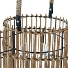 DKD Home Decor Svečnik DKD Home Decor Metal Bamboo (30 x 30 x 32 cm)