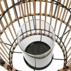 DKD Home Decor Svečnik DKD Home Decor Metal Bamboo (30 x 30 x 32 cm)