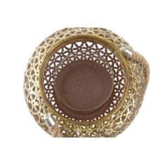 DKD Home Decor Svetilka DKD Home Decor 26,5 x 26,5 x 22 cm starana površina kristalno zlata kovina arabska