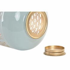 DKD Home Decor Svečnik DKD Home Decor 24 x 24 x 60 cm 24 x 24 x 71 cm Modro roza aluminij (2 enoti)