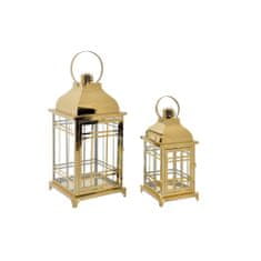 DKD Home Decor Ulična svetilka DKD Home Decor Crystal Golden Metal (22 x 22 x 57 cm) (22 x 22 x 49 cm)
