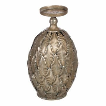 BigBuy Svečnik 15,5 x 15,5 x 28 cm Kovina Srebrna