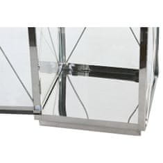 DKD Home Decor Ulična svetilka DKD Home Decor Crystal Black Steel 18 x 18 x 43 cm Modern Chromed