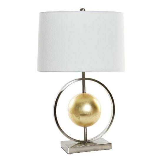 DKD Home Decor Namizna svetilka DKD Home Decor 8424001806843 White Golden Silver Metal 60 W 220 V 40 x 22 x 64 cm