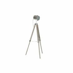 DKD Home Decor Talna svetilka DKD Home Decor Kovina Les Srebrna Svetlo rjava Tripod (66 x 66 x 142 cm)