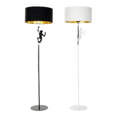 DKD Home Decor Talna svetilka DKD Home Decor 8424001827312 44 x 44 x 166 cm Črna zlata kovina Bela smola 220 V 50 W (2 enoti)