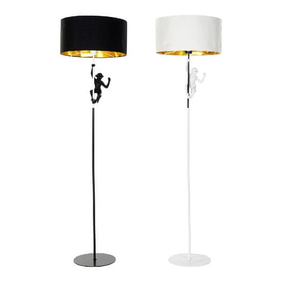DKD Home Decor Talna svetilka DKD Home Decor 8424001827312 44 x 44 x 166 cm Črna zlata kovina Bela smola 220 V 50 W (2 enoti)