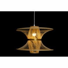 DKD Home Decor Stropna luč DKD Home Decor Večbarvna zlata svetlo rjava les bambus moderna 46 x 46 x 34 cm