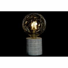 DKD Home Decor Dekoracija DKD Home Decor Bela siva zlata cement 12 x 12 x 22 cm (2 enoti)