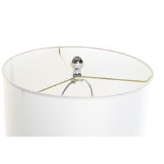 DKD Home Decor Namizna svetilka DKD Home Decor Beli poliester Kovina Marmor 220 V 50 W (33 x 33 x 65 cm)