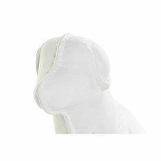 DKD Home Decor Namizna svetilka DKD Home Decor 25 x 10 x 19 cm Porcelan Bela 220 V 25 W