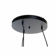 DKD Home Decor Stropna svetilka DKD Home Decor črna svetlo rjava kovinska bambus 50 W Tropical 220 V 30 x 30 x 94 cm