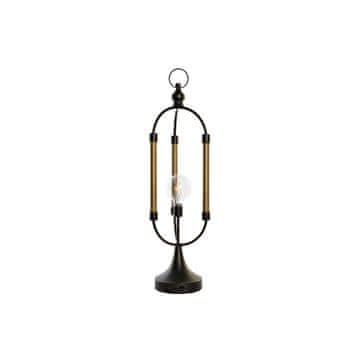 DKD Home Decor Svetlobna dekoracija DKD Home Decor Black Golden Metal (18 x 18 x 61 cm)