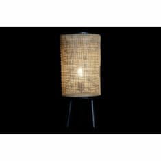 DKD Home Decor Namizna svetilka DKD Home Decor Natural Black 220 V 50 W (25 x 25 x 59 cm)