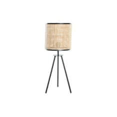 DKD Home Decor Namizna svetilka DKD Home Decor Natural Black 220 V 50 W (25 x 25 x 63 cm)