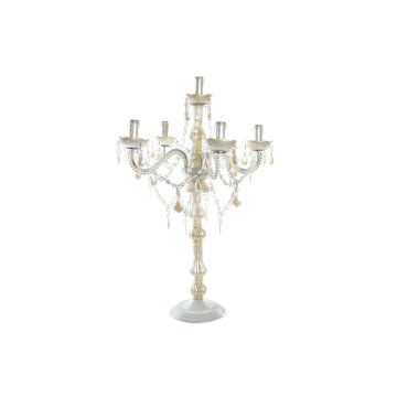 DKD Home Decor Namizna svetilka DKD Home Decor 25W Cream 220 V Shabby Chic (51 x 51 x 73 cm)