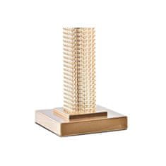 DKD Home Decor Namizna svetilka DKD Home Decor Beige Golden Metal Crystal 50 W 220 V 28 x 28 x 76 cm