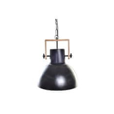 DKD Home Decor Stropna luč DKD Home Decor Rjava črna kovina Mango les 50 W 40 x 40 x 49 cm