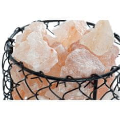 DKD Home Decor Svetlobna dekoracija DKD Home Decor Salt Black Orange 15 W 17 x 17 x 17 x 17 cm
