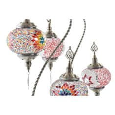 DKD Home Decor Namizna svetilka DKD Home Decor Multicolor Metal Crystal 50 W 220 V 35 x 18 x 63 cm (2 enoti)