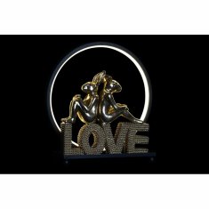 DKD Home Decor Svetlobna dekoracija DKD Home Decor Love Rabbit Resin (30 x 11 x 31,5 cm)