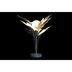 DKD Home Decor Namizna svetilka DKD Home Decor Grey Metal 42 x 42 x 47 cm