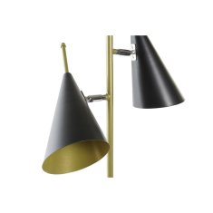 DKD Home Decor Namizna svetilka DKD Home Decor Black Golden Metal 25 W 220 V 38 x 16 x 64 cm
