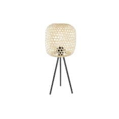 DKD Home Decor Namizna svetilka DKD Home Decor črno rjava 220 V 50 W Tropical (23 x 23 x 56 cm)