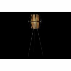 DKD Home Decor Talna svetilka DKD Home Decor Brown Black Metal Bamboo 50 W 220 V 38 x 38 x 119 cm