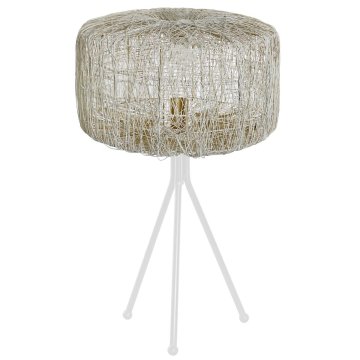 DKD Home Decor Namizna svetilka DKD Home Decor Metal White 220 V 50 W 33 x 33 x 50 cm