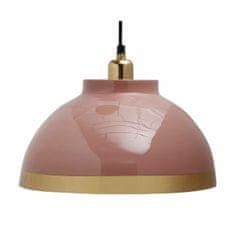 DKD Home Decor Stropna svetilka DKD Home Decor 33 x 33 x 24 cm Roza kovina lila 50 W (2 enoti)