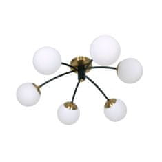 DKD Home Decor Stropna svetilka DKD Home Decor Crystal Metal (78 x 78 x 35 cm)
