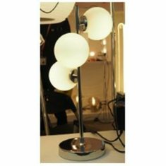 DKD Home Decor Namizna svetilka DKD Home Decor 26 x 26 x 59 cm Kristalno srebrna kovina bela 220 V 50 W 23 x 23 x 49 cm