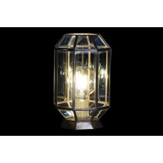 DKD Home Decor Namizna svetilka DKD Home Decor Crystal Blue Golden 220 V Brass 50 W Modern (18 x 19 x 29 cm)