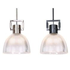 DKD Home Decor Stropna luč DKD Home Decor Črna srebrna kovinska kristalna 25,4 x 25,4 x 35,5 cm (2 enoti)