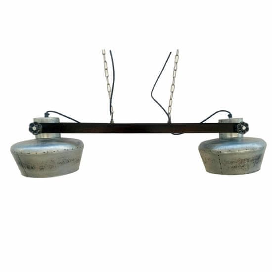 DKD Home Decor Stropna svetilka DKD Home Decor Iron Mango wood 50 W (104 x 25 x 28 cm)