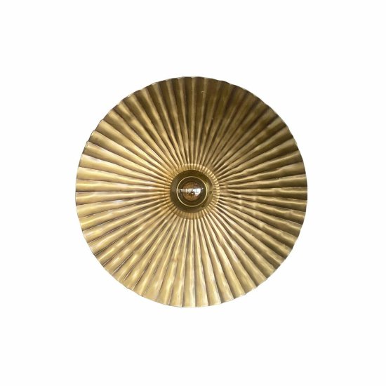DKD Home Decor Stenska svetilka DKD Home Decor Golden Iron Modern (45 x 8 x 45 cm)