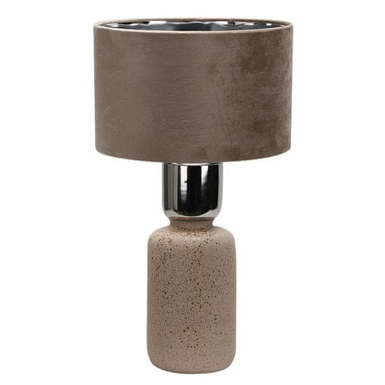 DKD Home Decor Namizna svetilka DKD Home Decor Rjava keramika 50 W 220 V 30 x 30 x 54 cm