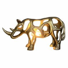 DKD Home Decor Namizna svetilka DKD Home Decor Golden Aluminium (44 x 11 x 22 cm)