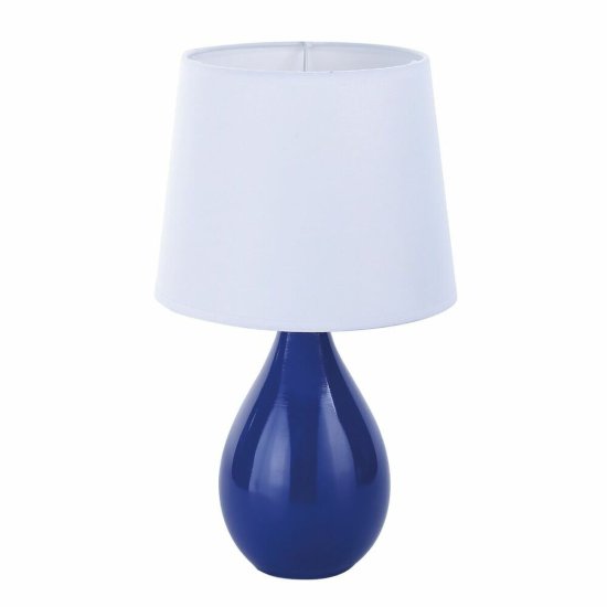 Versa Namizna svetilka Versa Aveiro Blue Ceramic (20 x 35 x 20 cm)