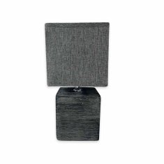 Versa Namizna svetilka Versa Cubo Black (ø 13 x 32 cm)