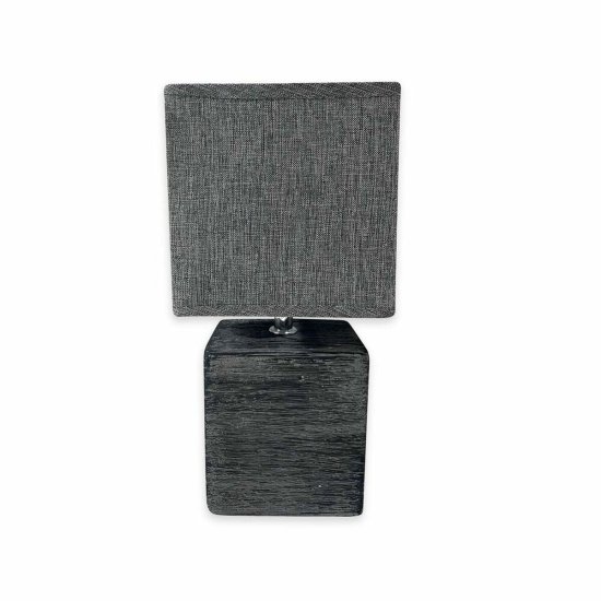 Versa Namizna svetilka Versa Cubo Black (ø 13 x 32 cm)