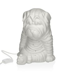 Versa Namizna svetilka Versa Dog Porcelan (17,1 x 19,6 x 15 cm)