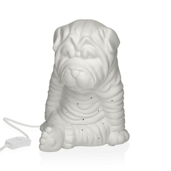 Versa Namizna svetilka Versa Dog Porcelan (17,1 x 19,6 x 15 cm)