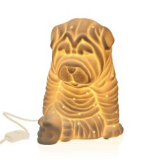 Versa Namizna svetilka Versa Dog Porcelan (17,1 x 19,6 x 15 cm)