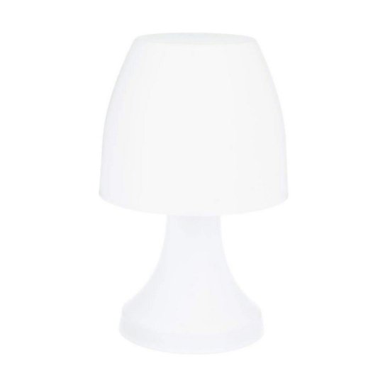 BigBuy Namizna svetilka Bela 220-240 V Polimer (17,5 x 27,5 cm)