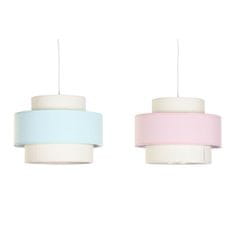 DKD Home Decor Stropna svetilka DKD Home Decor 40 x 40 x 30 cm zelena svetlo roza 50 W (2 enoti)